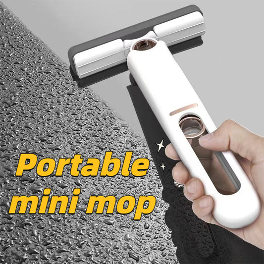 New Portable Self-NSqueeze Mini Mop, Absorbent Mop Multifunction